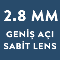 2.8 MM Sabit Lens